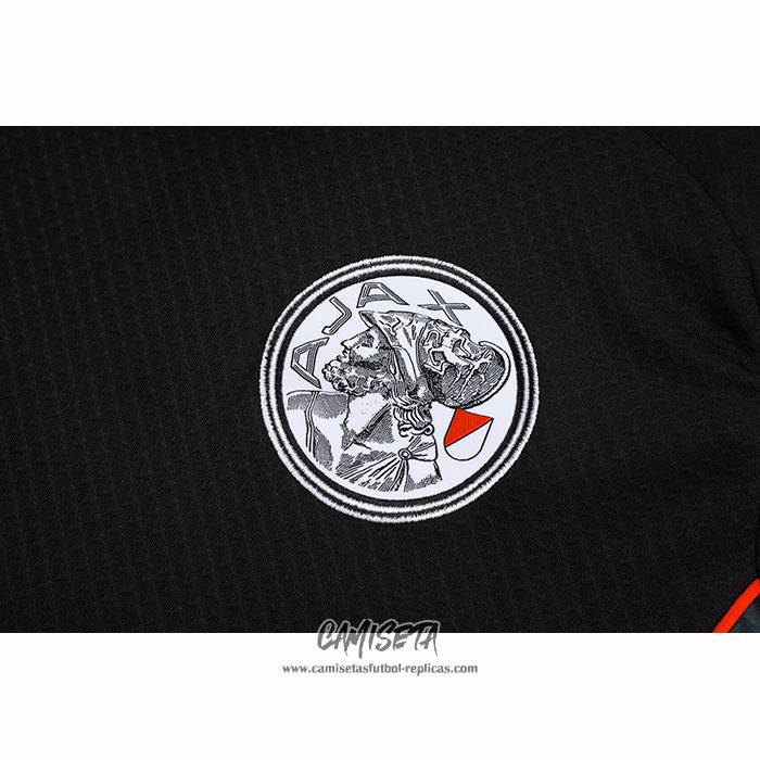 Chandal del Ajax 2025-2026 Manga Corta Negro - Pantalon Corto